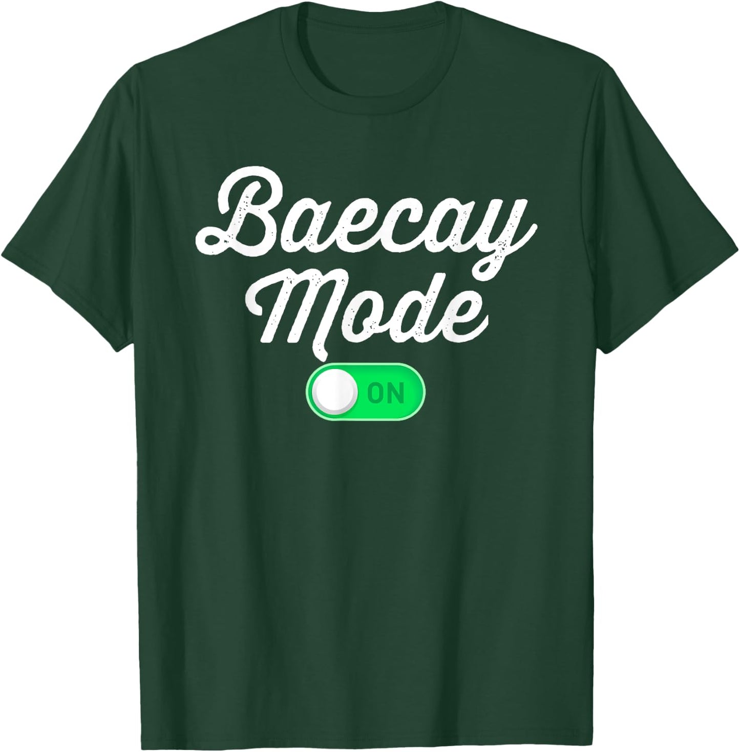 Baecay Mode On Vacation Baecation Matching Couples T-Shirt - T-Shirt | Forest
