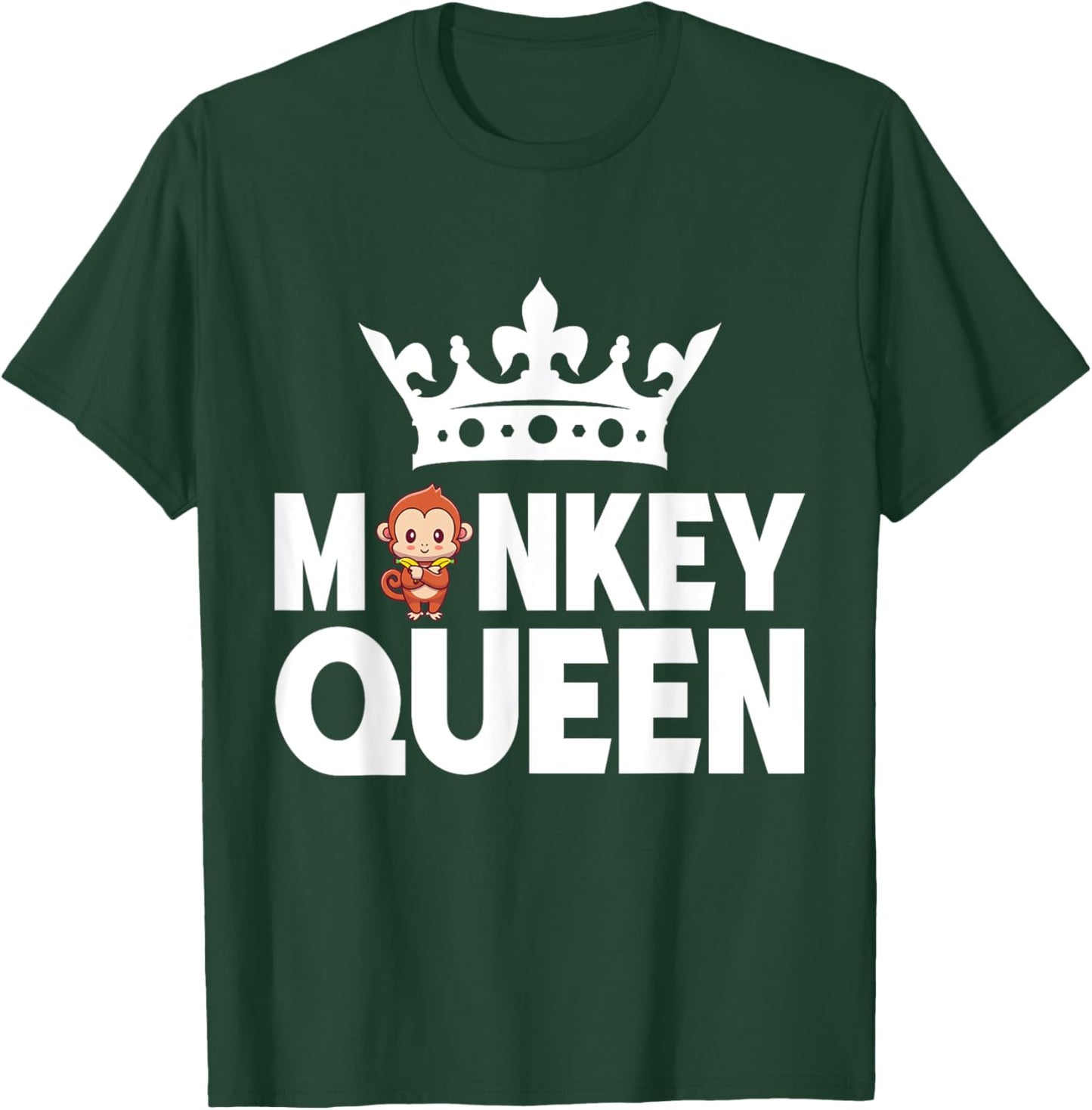 Monkey Queen Monkey T-Shirt - T-Shirt | Forest