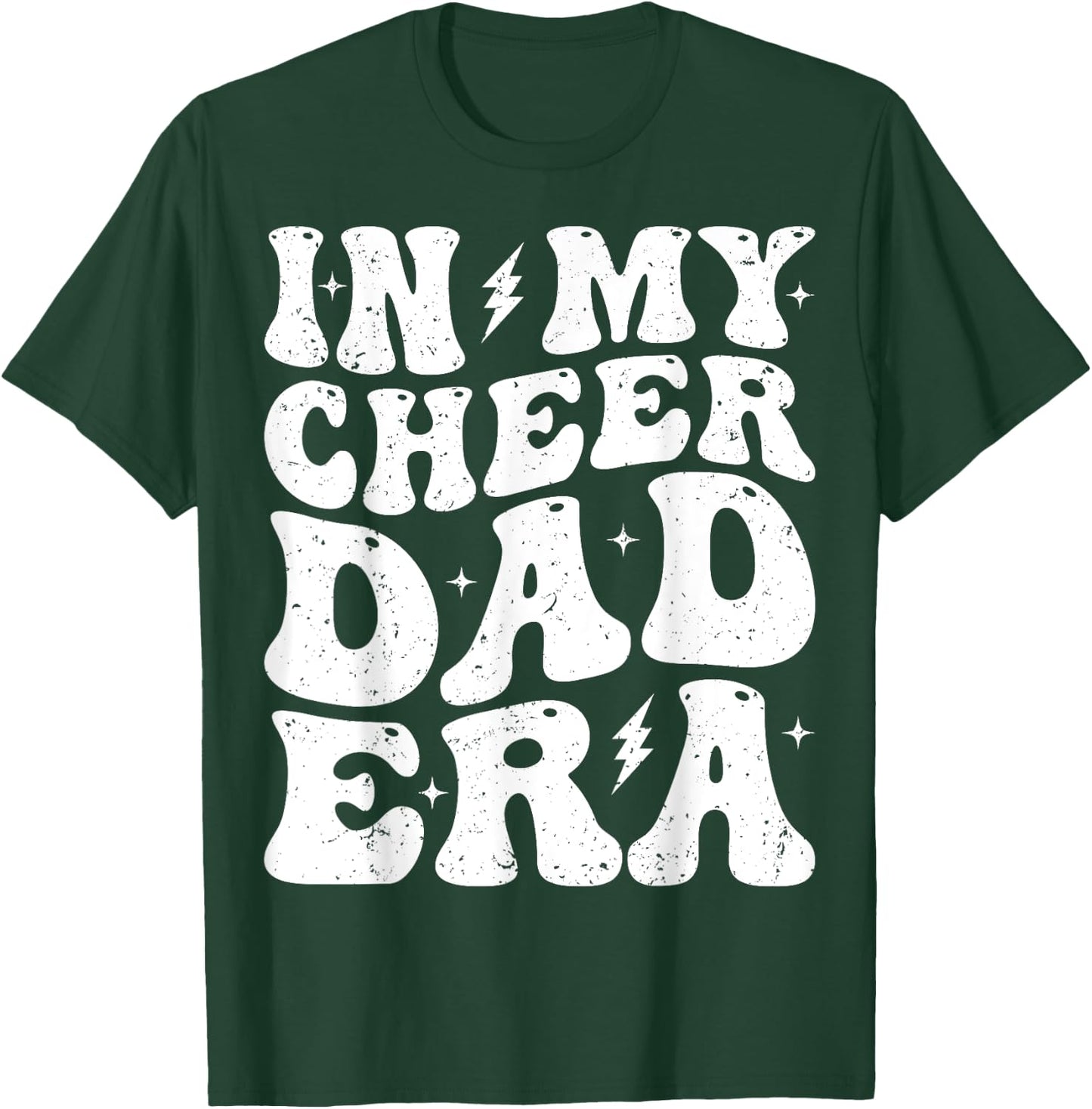 In My Cheer Dad Era Cheerleading Cheerleader Dad T-Shirt - T-Shirt | Forest