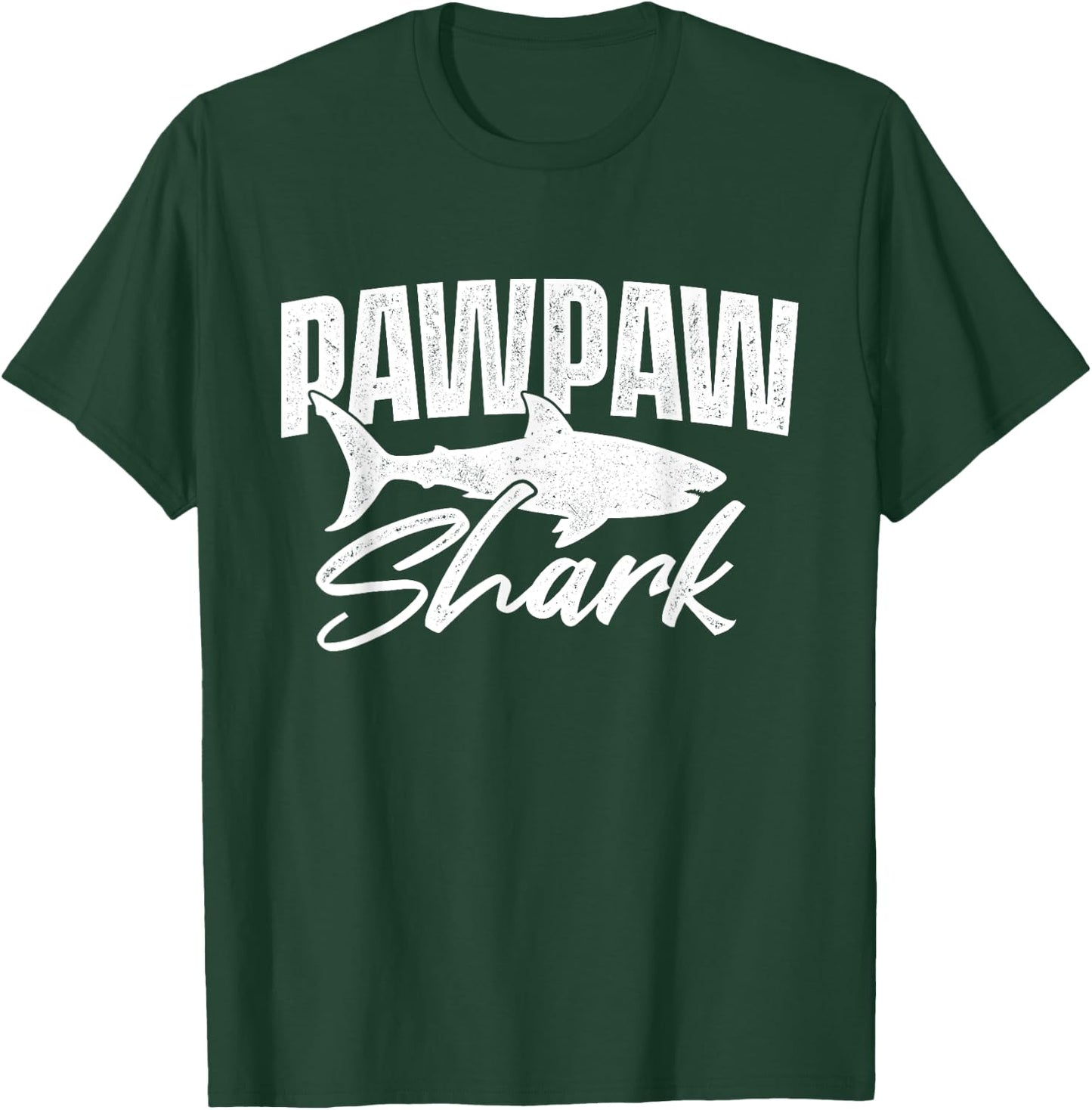 Pawpaw Shark - Sea Animal Ocean Grandpa Grandfather T-Shirt - T-Shirt | Forest