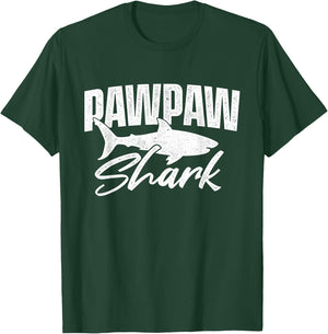 Pawpaw Shark - Sea Animal Ocean Grandpa Grandfather T-Shirt - T-Shirt | Forest