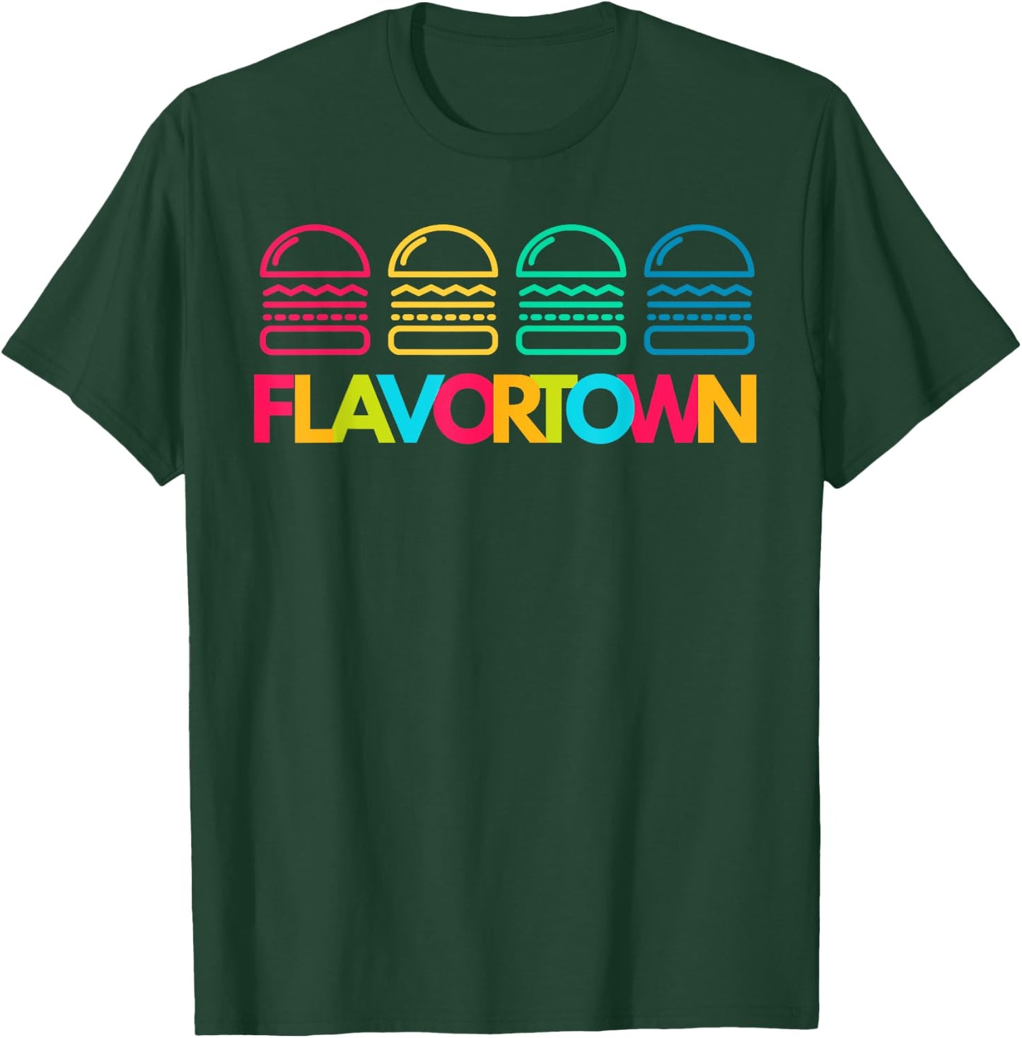 Flavortown Food Culture T-Shirt - T-Shirt | Forest