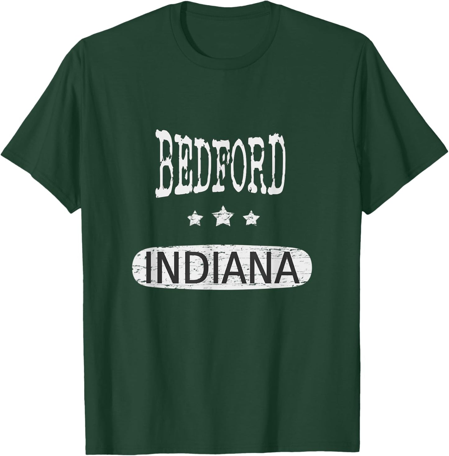 Vintage Bedford Indiana T-Shirt - T-Shirt | Forest