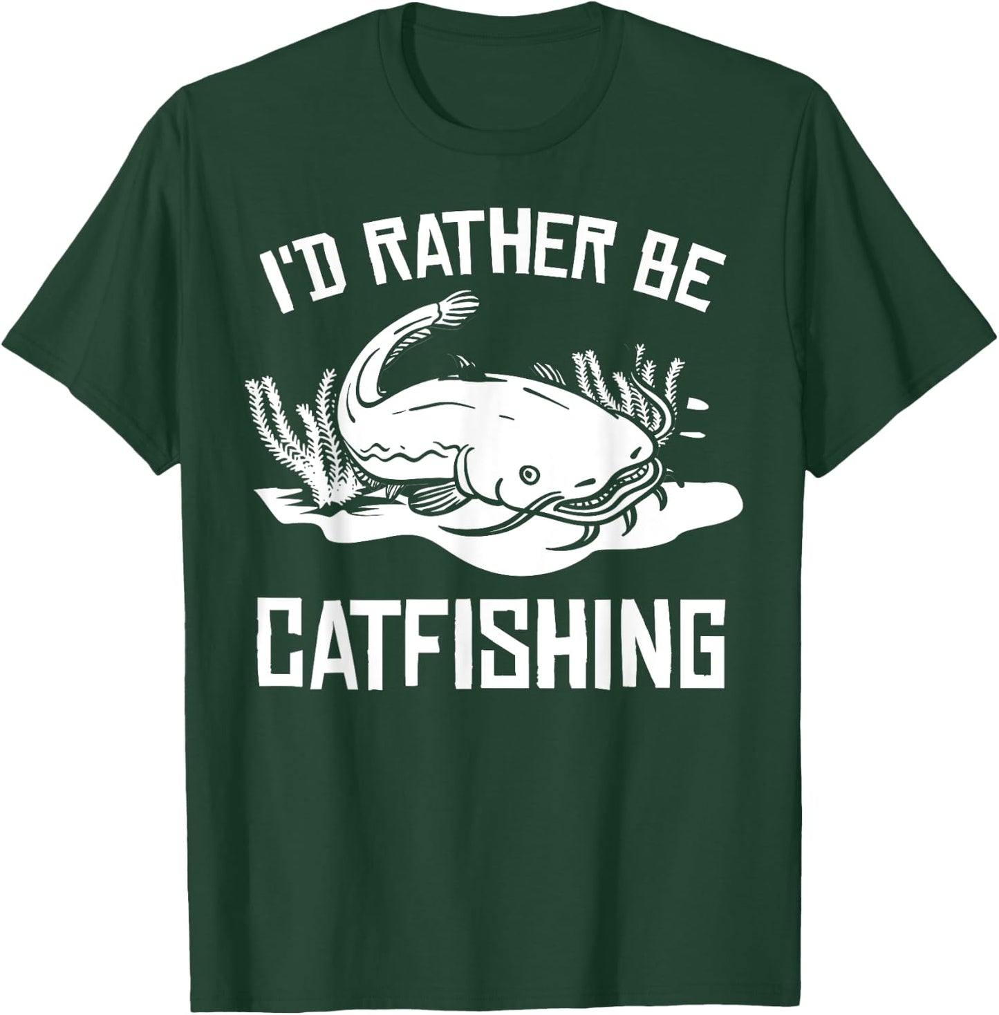 Catfish Fishing Flathead Catfishing Catfisher T-Shirt - T-Shirt | Forest