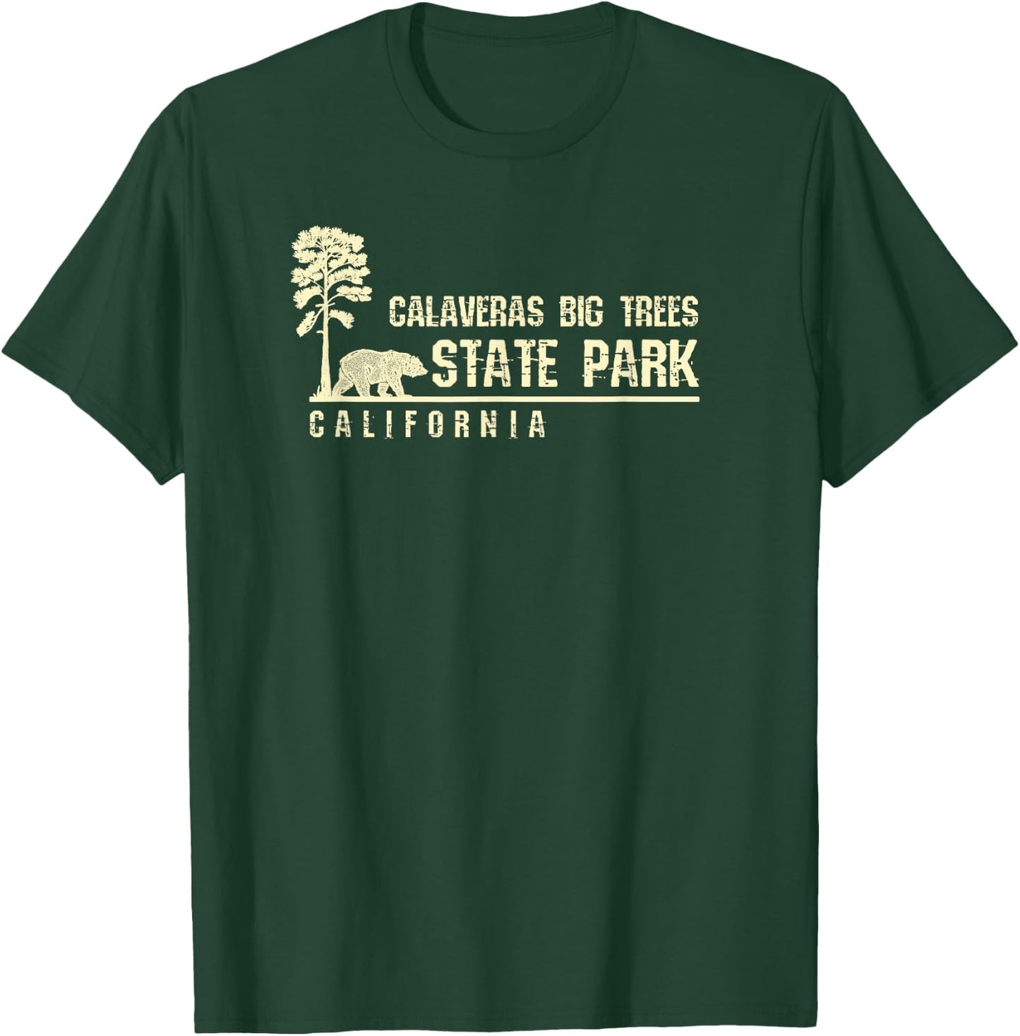 California Souvenir Gift Calaveras Big Trees State Park T-Shirt - T-Shirt | Forest