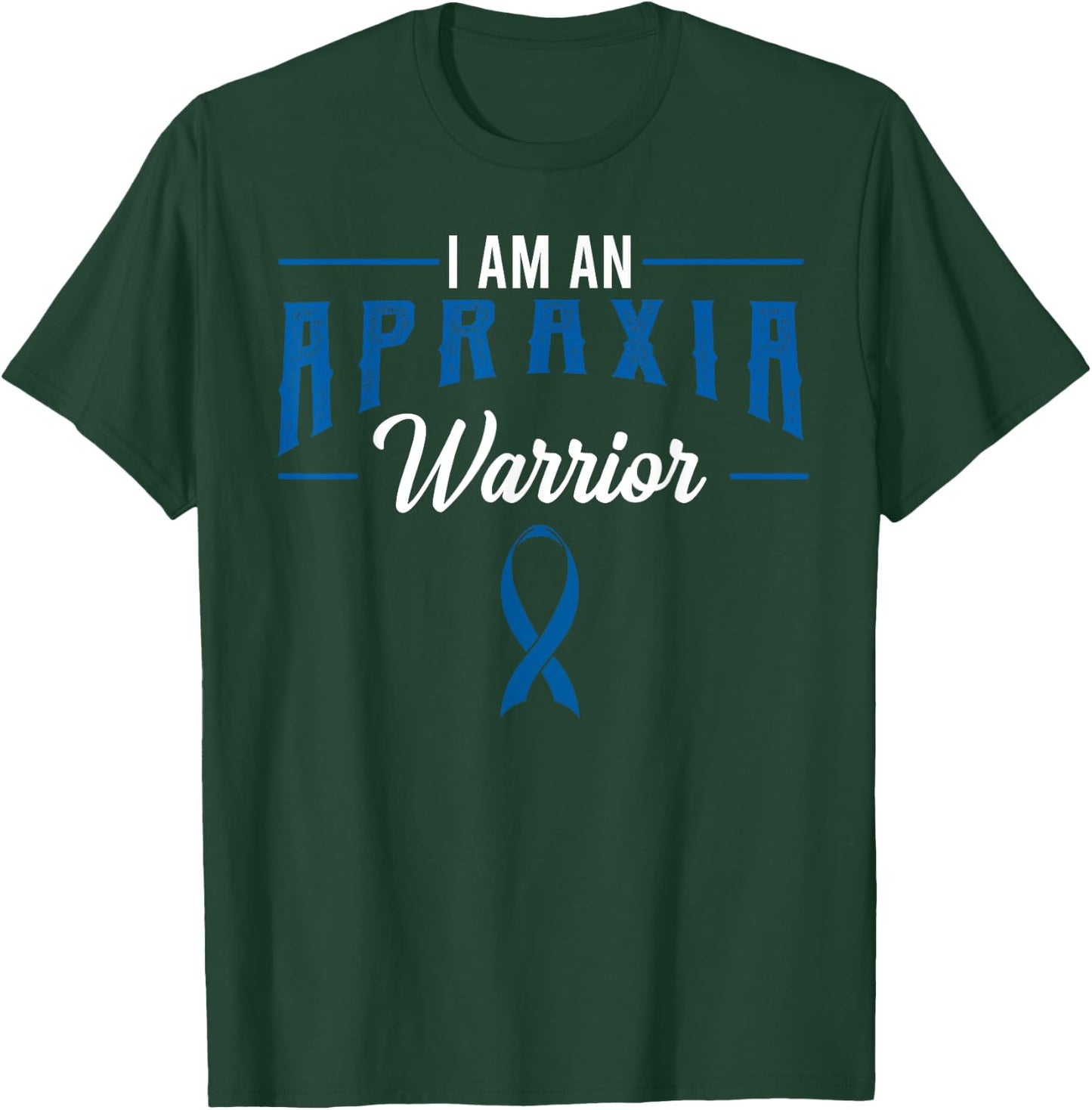 Apraxia Awareness Supporter Limb-Kinetic Fighter Warrior T-Shirt - T-Shirt | Forest