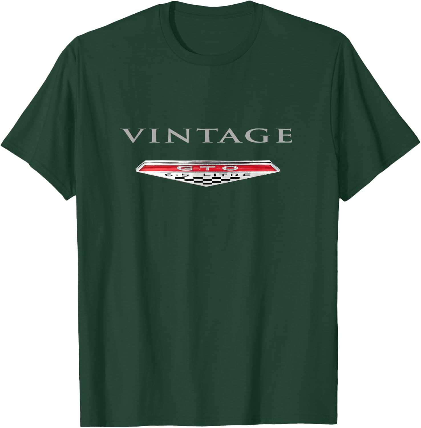 Vintage CAR Emblem, 1960s GTO Muscle CAR Badge, Old Cars Guy T-Shirt - T-Shirt | Forest