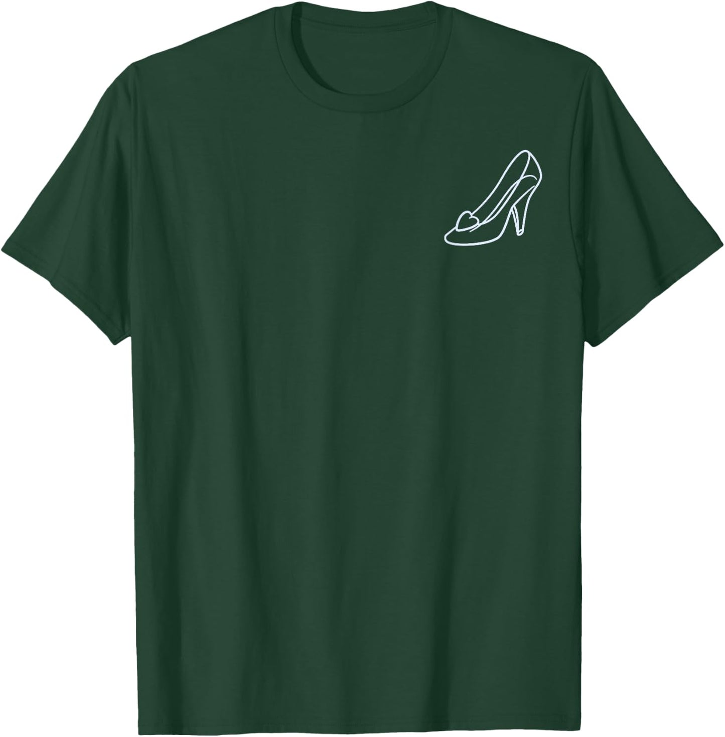 Disney Cinderella Bridal Bibbidi Bobbidi Crew Front & Back T-Shirt - T-Shirt | Forest