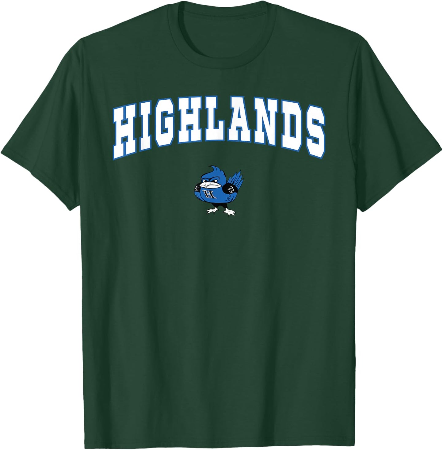Highlands High School Bluebirds T-Shirt - T-Shirt | Forest