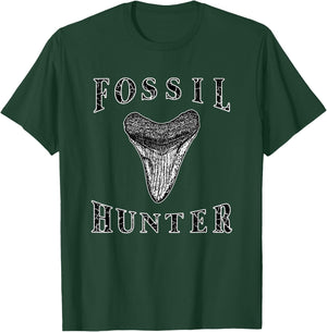 Megalodon Tooth Sharks Tooth Fossil Hunter Paleontologist T-Shirt - T-Shirt | Forest