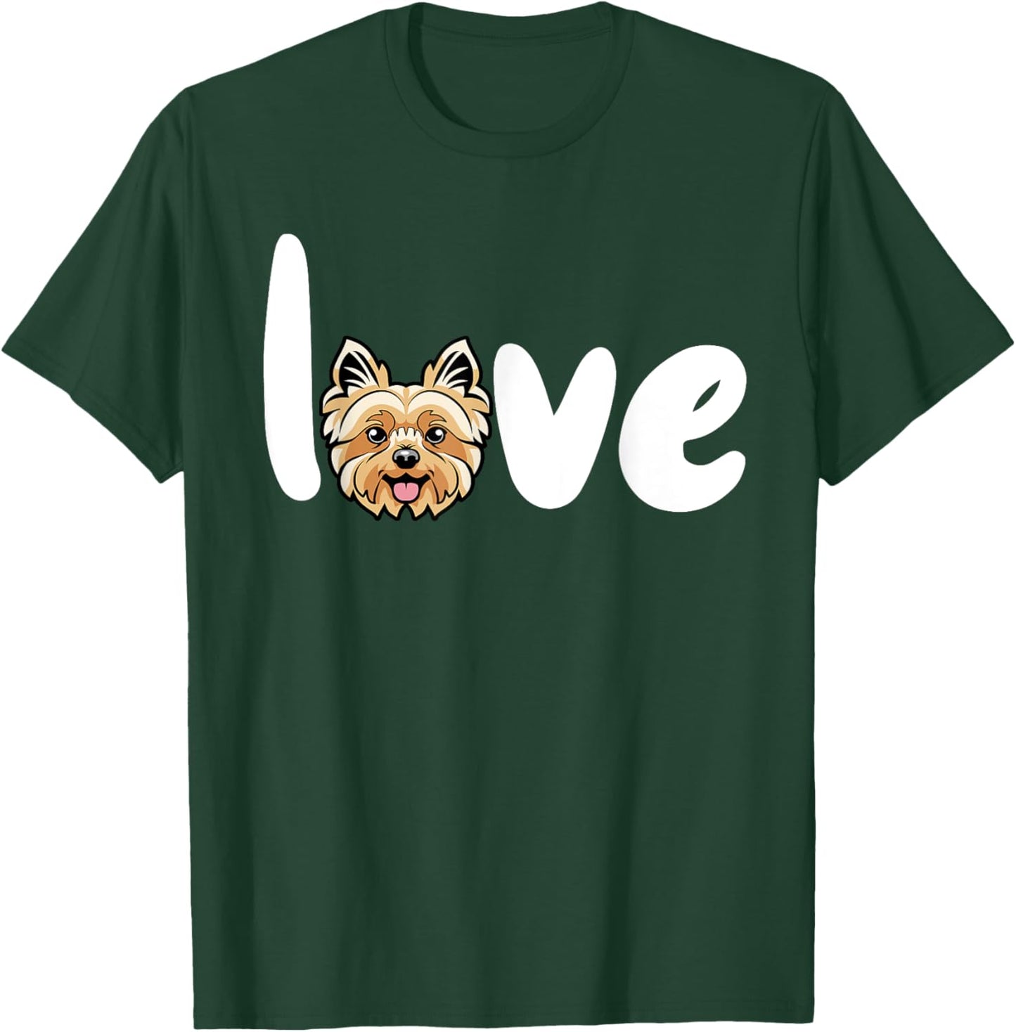 Yorkie Love Dog T-Shirt - T-Shirt | Forest
