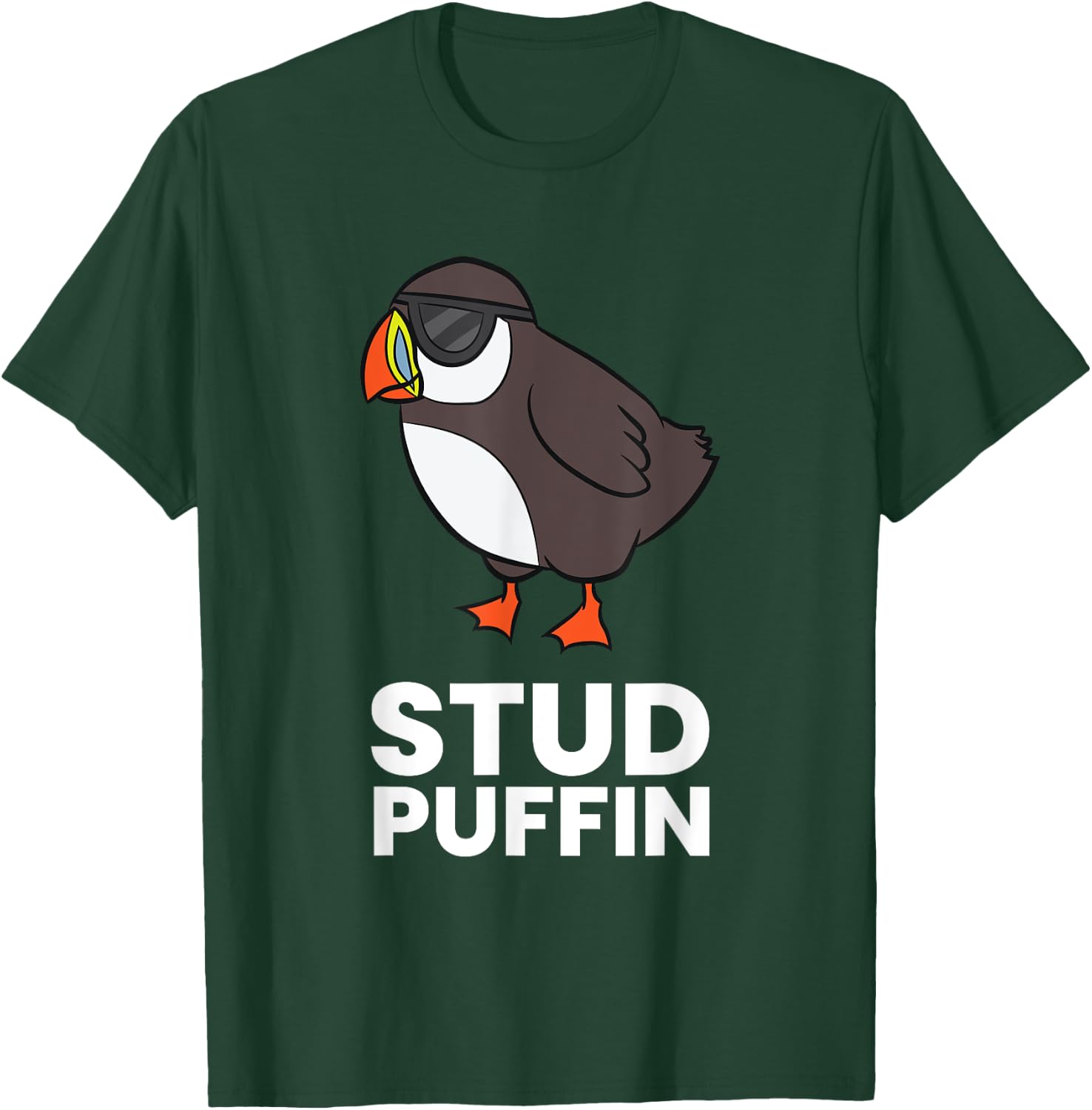 Stud Puffin Seabird Stuf Muffin Iceland Puffin Bird T-Shirt - T-Shirt | Forest