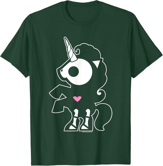 Skelanimals Big Bonita The Unicorn Spooky Cute Portrait T-Shirt - T-Shirt | Forest