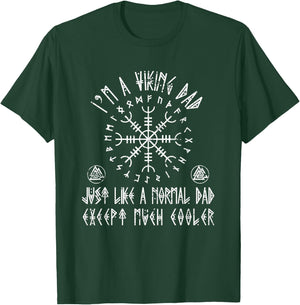 Viking Dad Scandinavian Warrior Fathers Day Gift Viking T-Shirt - T-Shirt | Forest