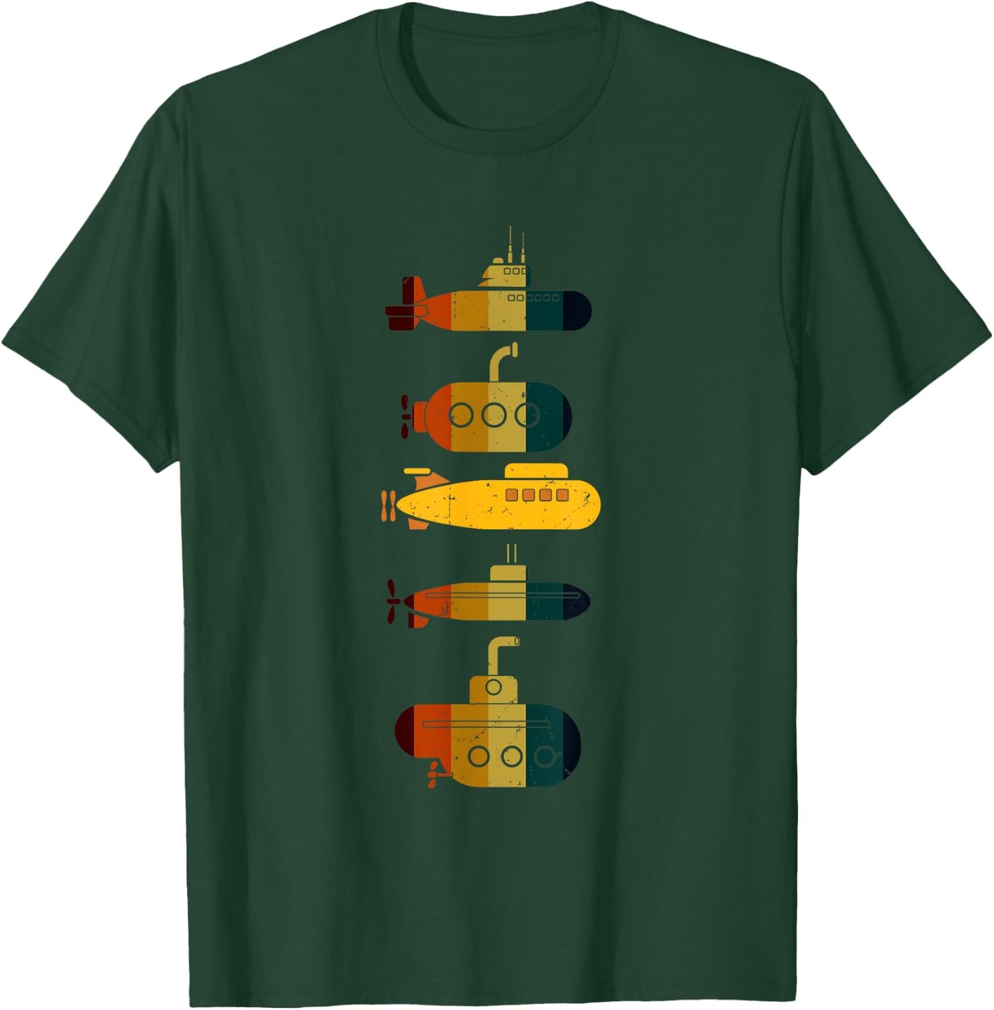 Submarine Game Yellow Submarines Submarine Nautiluss T-Shirt - T-Shirt | Forest