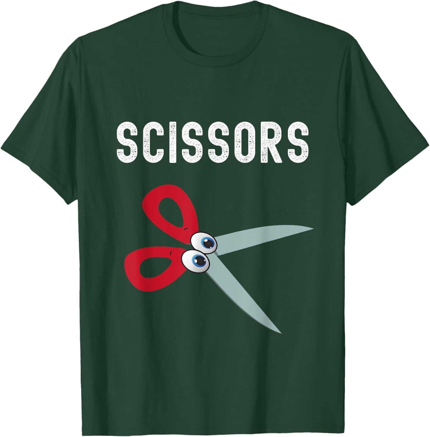 Rock Paper Scissors - Halloween Matching Group Costume T-Shirt - T-Shirt | Forest