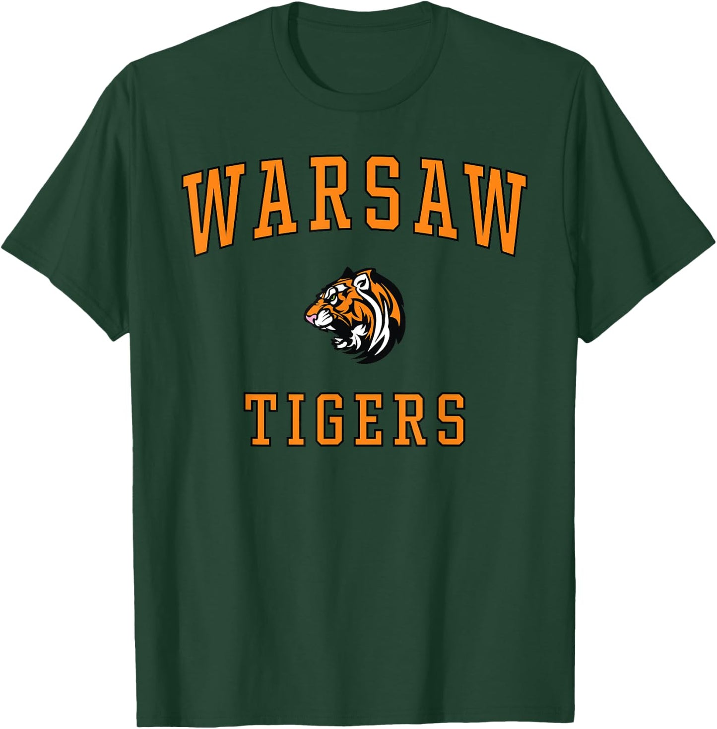 Warsaw High School Tigers T-Shirt - T-Shirt | Forest