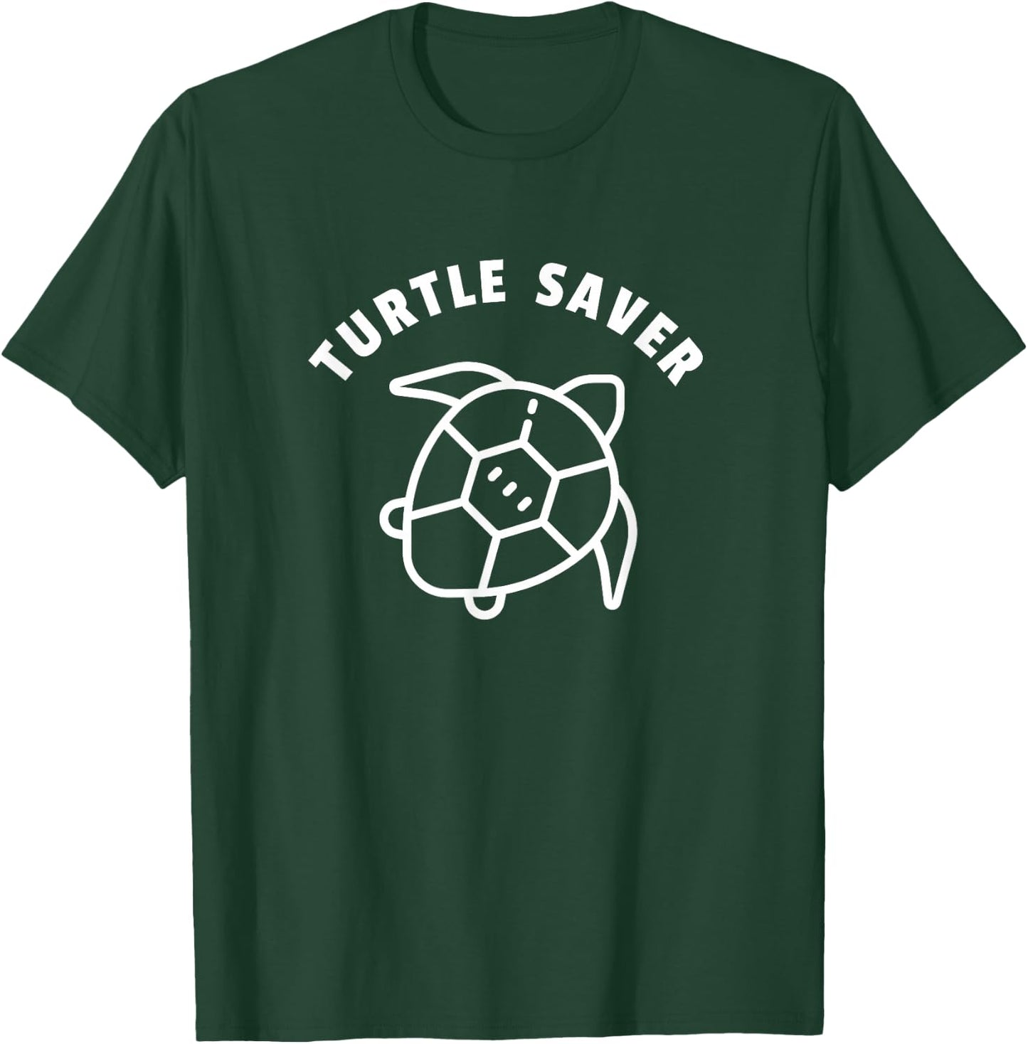 Turtle Saver Quote - Sea Turtle Graphic - Animal Rescue T-Shirt - T-Shirt | Forest