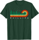 Evergreen Vintage Stripes Phillips, Texas T-Shirt - T-Shirt | Forest