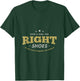 Give a girl the right shoes & she can conquer the world gift T-Shirt - T-Shirt | Forest