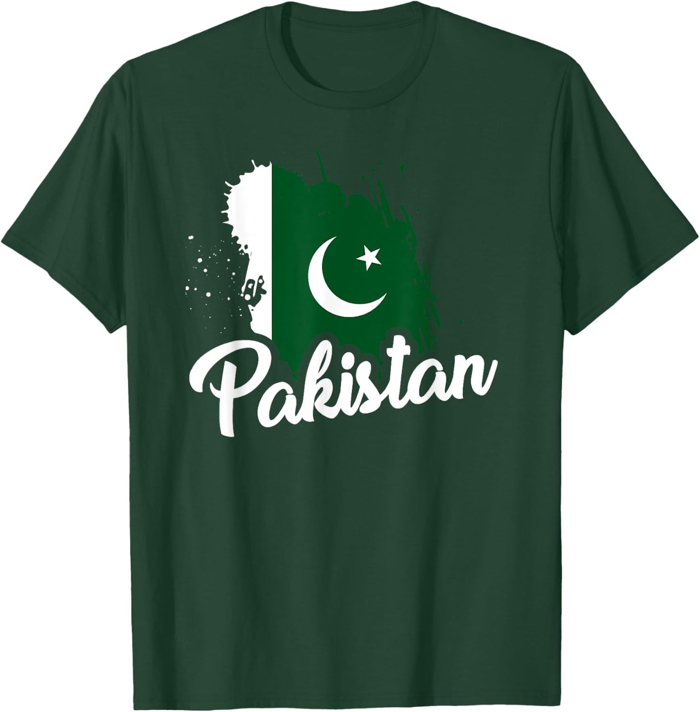 Pakistan Flag T Shirt Pakistani Proud Roots Love Team Cute T-Shirt - T-Shirt | Forest