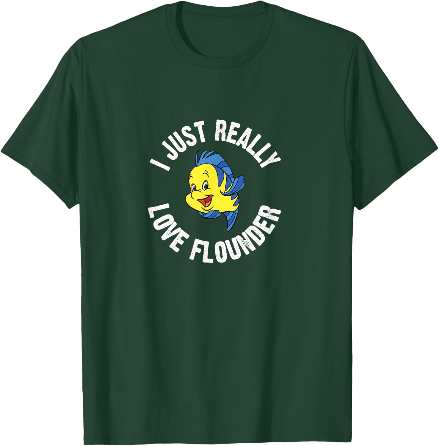 I Just Really Love Flounder - Cute Animal Lover T-Shirt - T-Shirt | Forest