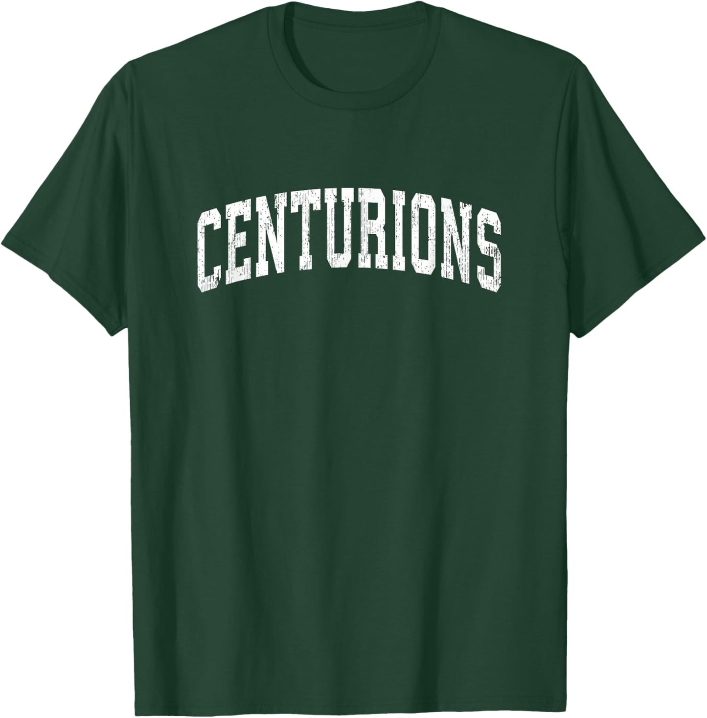 Centurions Mascot Vintage Athletic Sports Name Design T-Shirt - T-Shirt | Forest