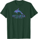 St Lucia Dolphin Boys Girls Toddler Souvenir T-Shirt - T-Shirt | Forest