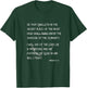Inspirational Psalms 91 KJV Bible Verses Christian T-Shirt - T-Shirt | Forest
