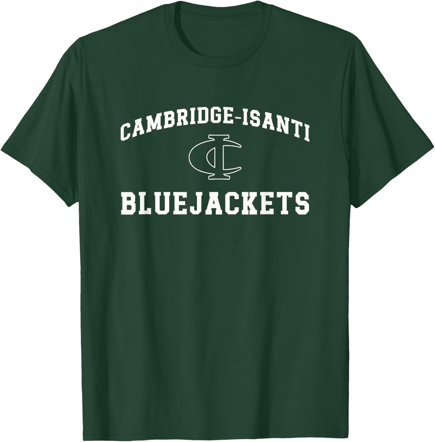Cambridge-Isanti Bluejackets Spirit Wear T-Shirt - T-Shirt | Forest