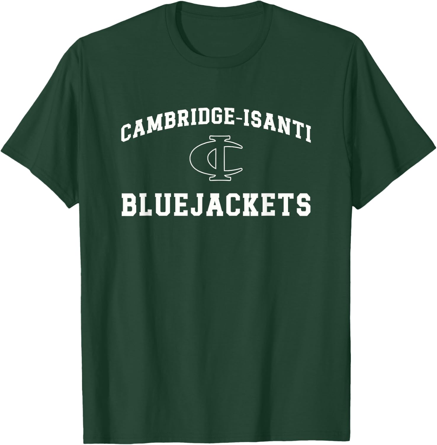 Cambridge-Isanti Bluejackets Spirit Wear T-Shirt - T-Shirt | Forest