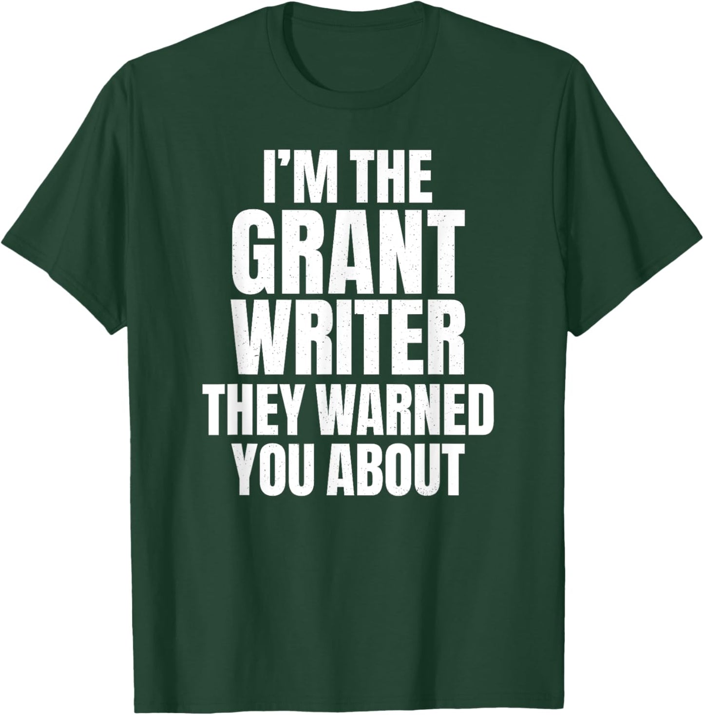 Soul Bleach Nonprofit Effective Grant Writing -Adults Grant Writer Funny Sarcastic Humor Black Small T-Shirt - T-Shirt | Forest