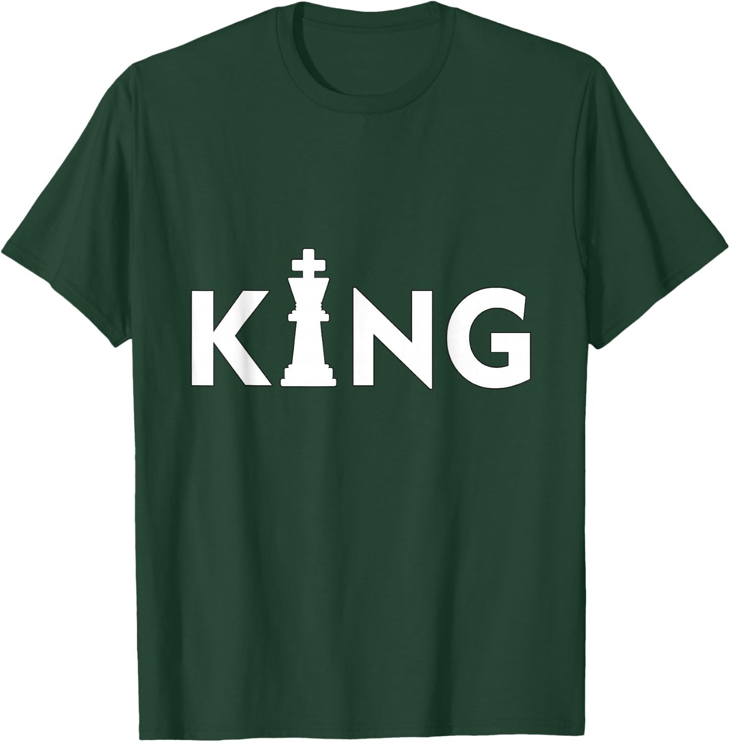 King Chess Figure Birthday | Chess Piece | Chessman | Gift T-Shirt - T-Shirt | Forest
