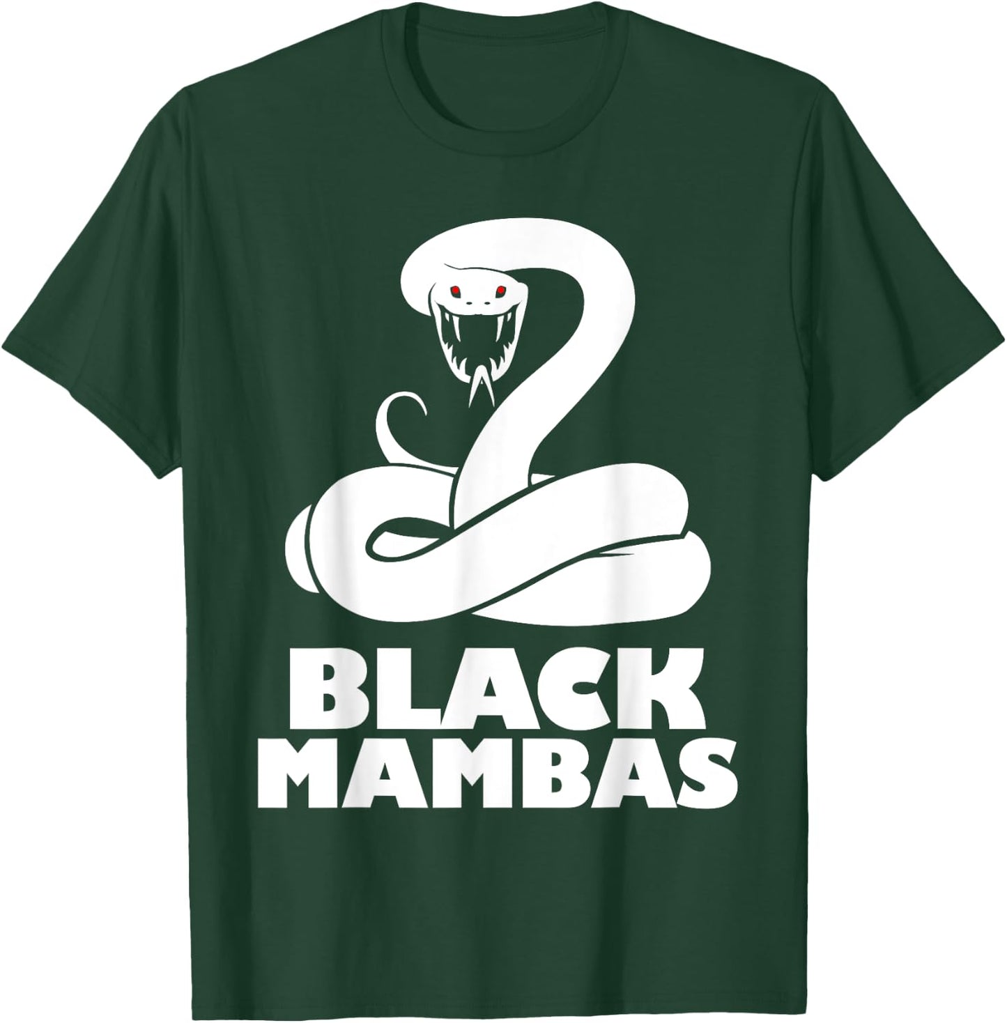 Black Mambas Are My Spirit Animal Scary Snake T-Shirt - T-Shirt | Forest