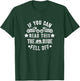 If You Can Read This The Dude Fell Off Funny Biker T-Shirt - T-Shirt | Forest