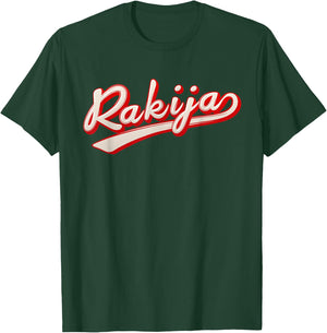 Serbian Croatian Traditional Drink Ex Yugoslavia Rakija T-Shirt - T-Shirt | Forest