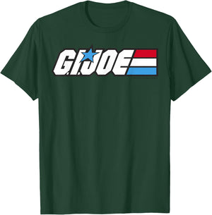 G.I. Joe American Hero Red White & Blue Simple Logo T-Shirt - T-Shirt | Forest