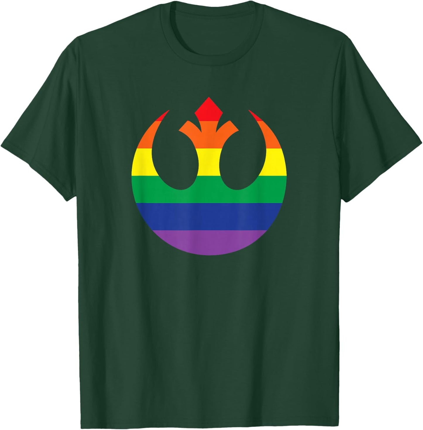 Star Wars Rebel Alliance Rainbow T-Shirt - T-Shirt | Forest