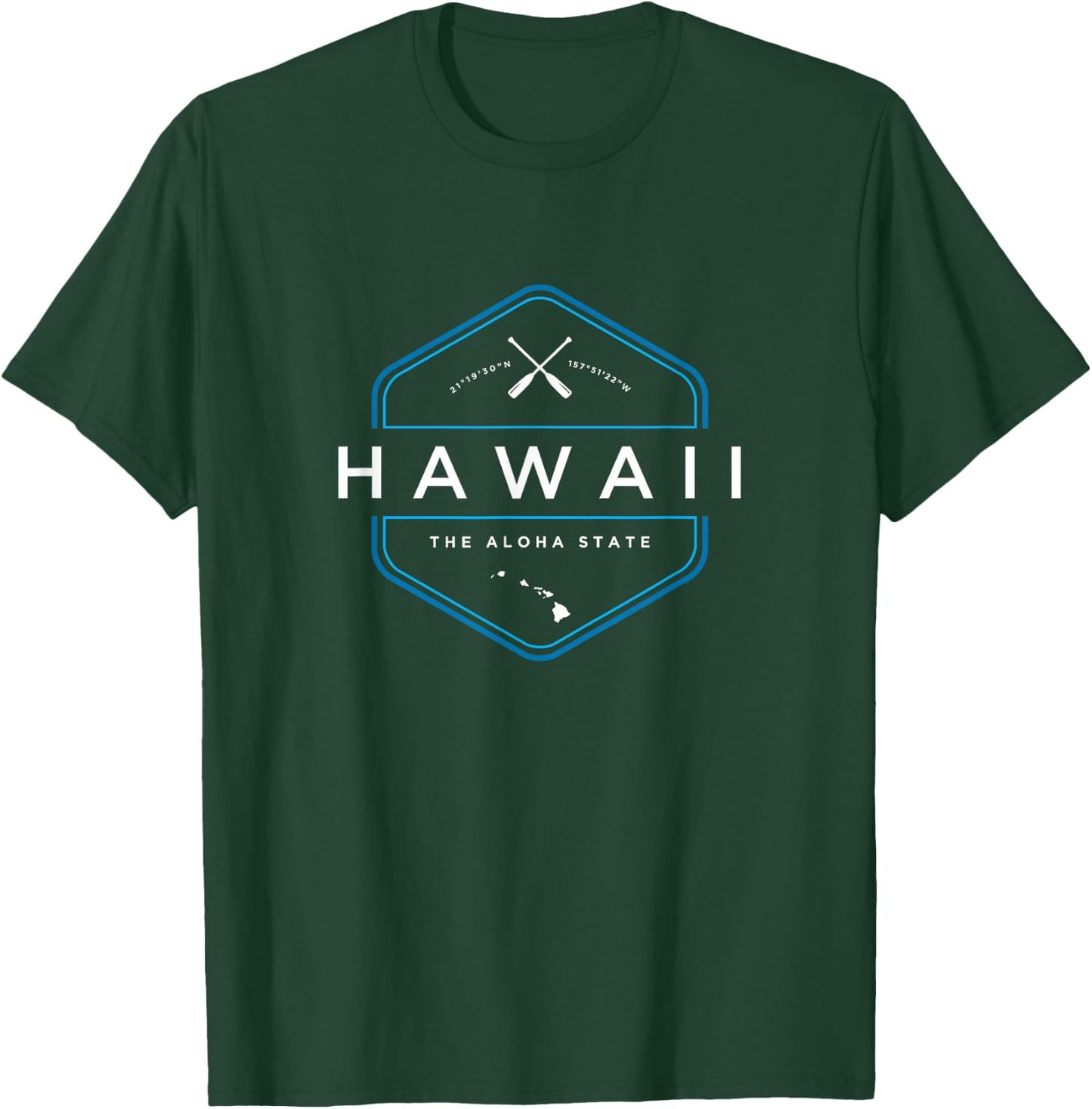 Hawaii Beach Graphic T-Shirt - T-Shirt | Forest