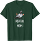 Pigeon Mom Leaf Pattern Girly Fowl Dove Pet Bird Lover Gift T-Shirt - T-Shirt | Forest