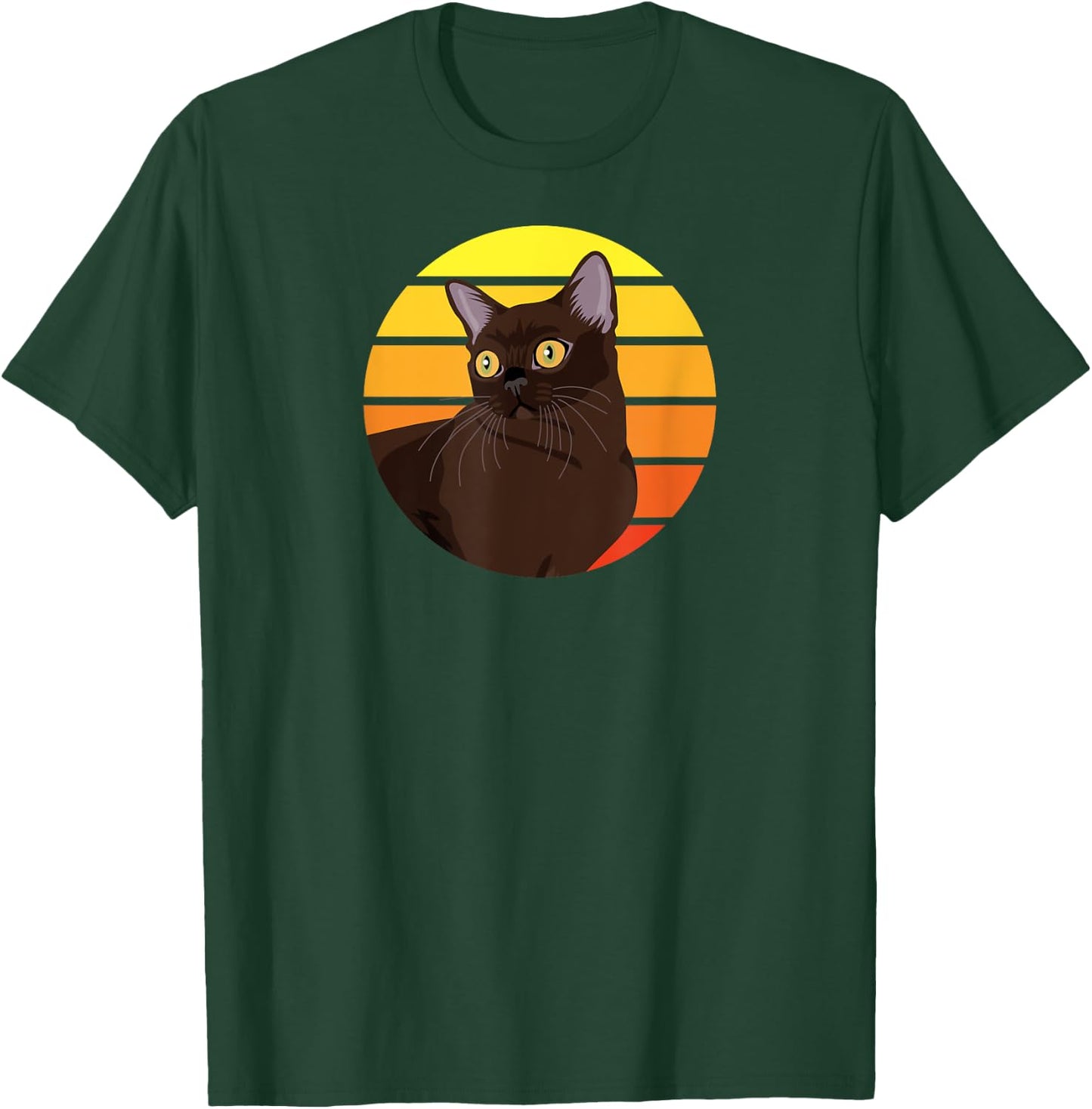 Burmese Cat Lover Gift T-Shirt - T-Shirt | Forest