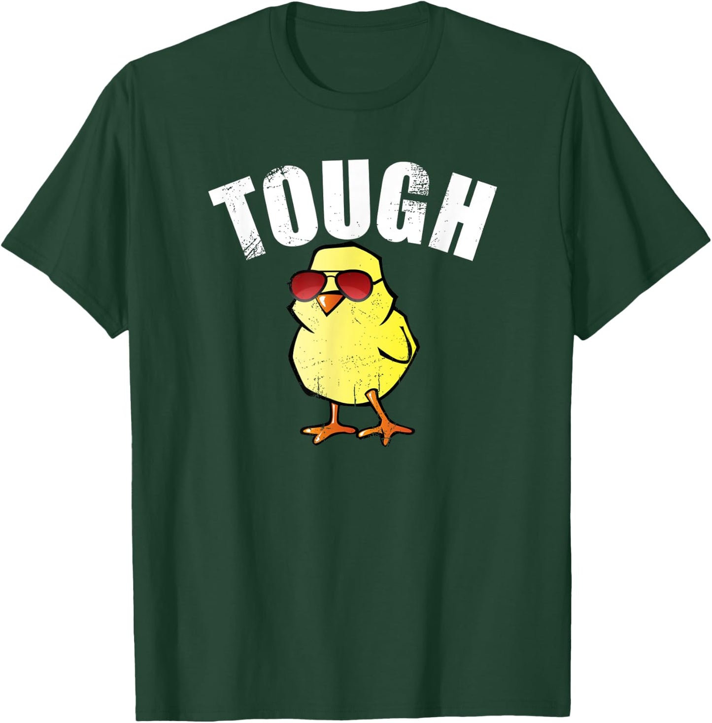 Cute Chick TOUGH CHICK Shirt Baby Chick Feminist Empower T-Shirt - T-Shirt | Forest