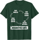 Diabetic Life Cycle Funny Diabetes Graphic T-Shirt - T-Shirt | Forest