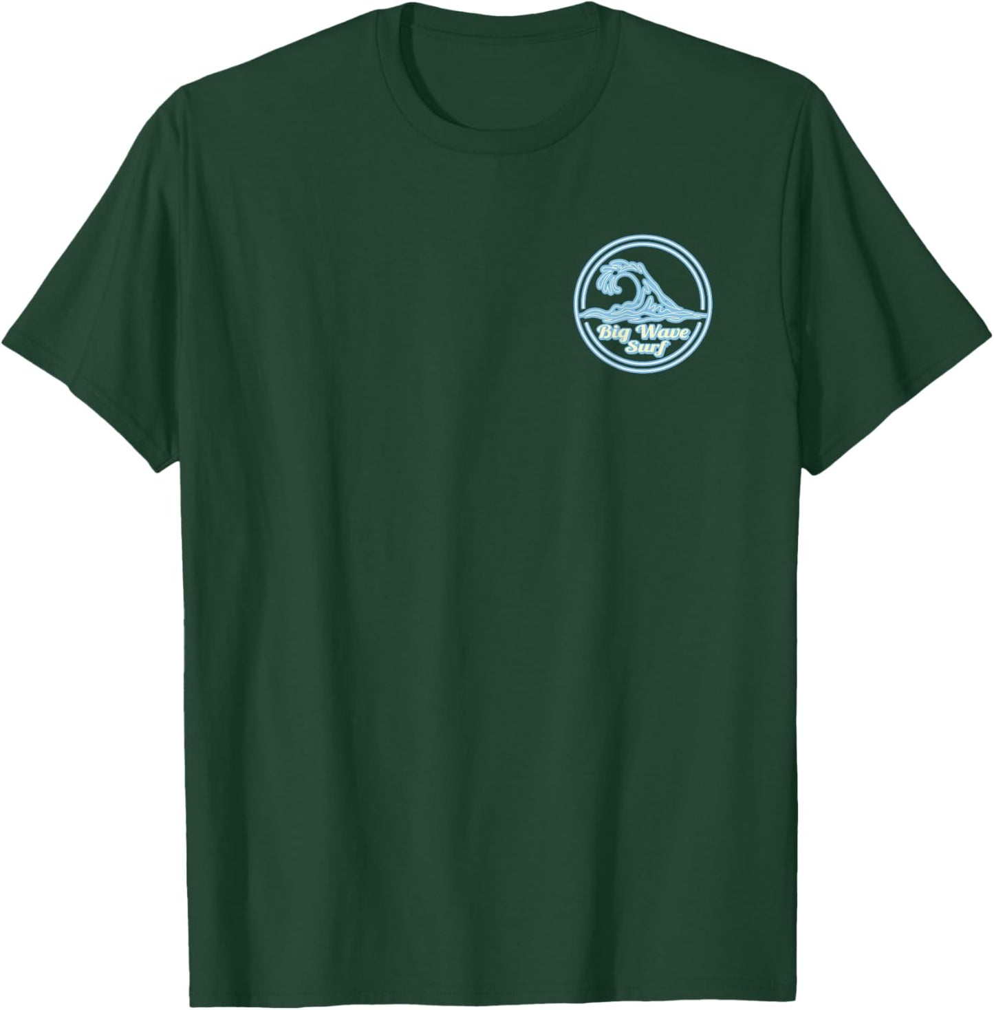 North Jetty Beach Big Wave Surf Club, surfing graphic T-Shirt - T-Shirt | Forest