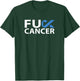 Fuck Stomach Cancer F U FU Blue Ribbon Cancer Awareness T-Shirt - T-Shirt | Forest
