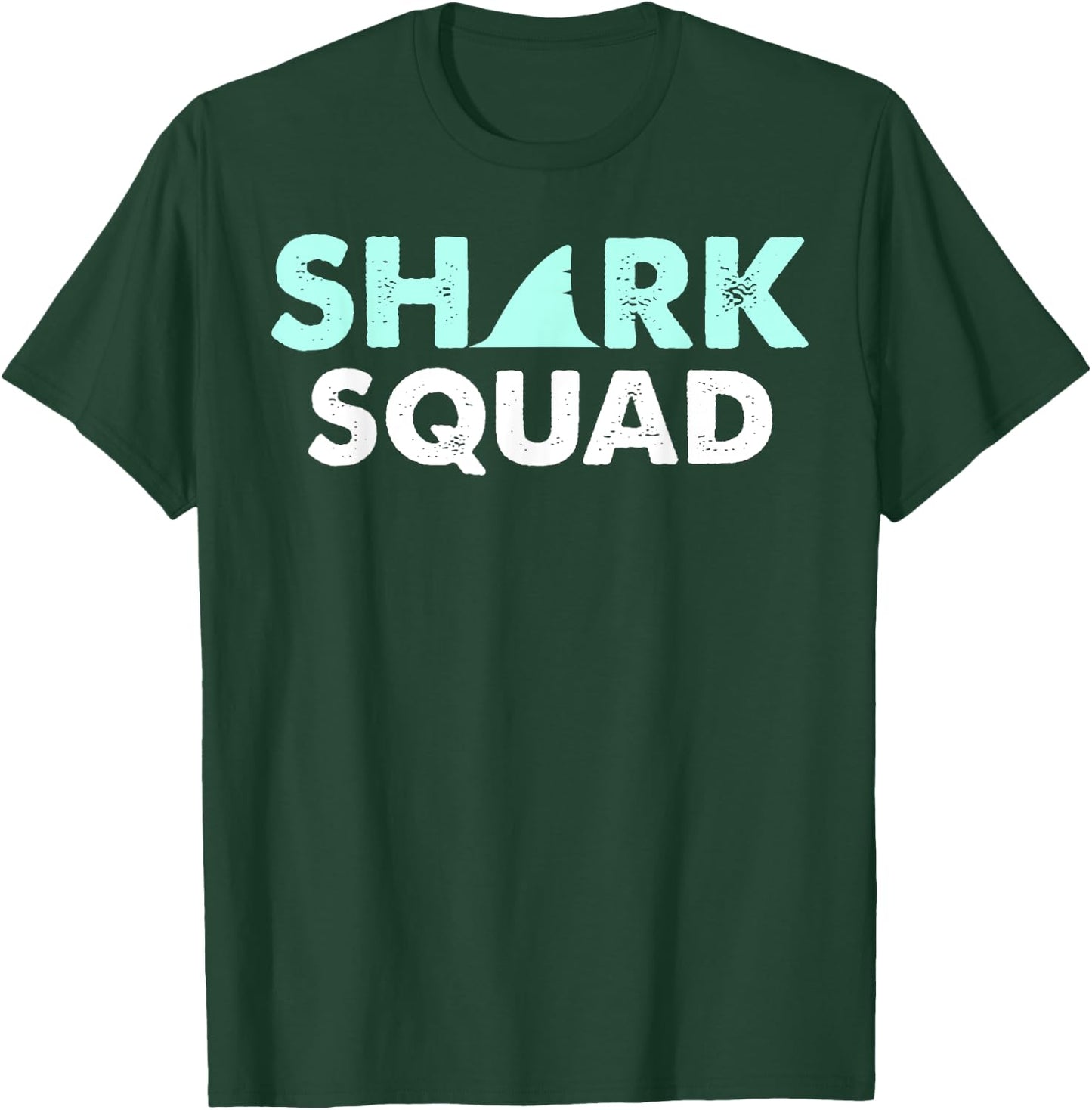 Shark Squad Shark Fin Shark Lover Gift T-Shirt - T-Shirt | Forest