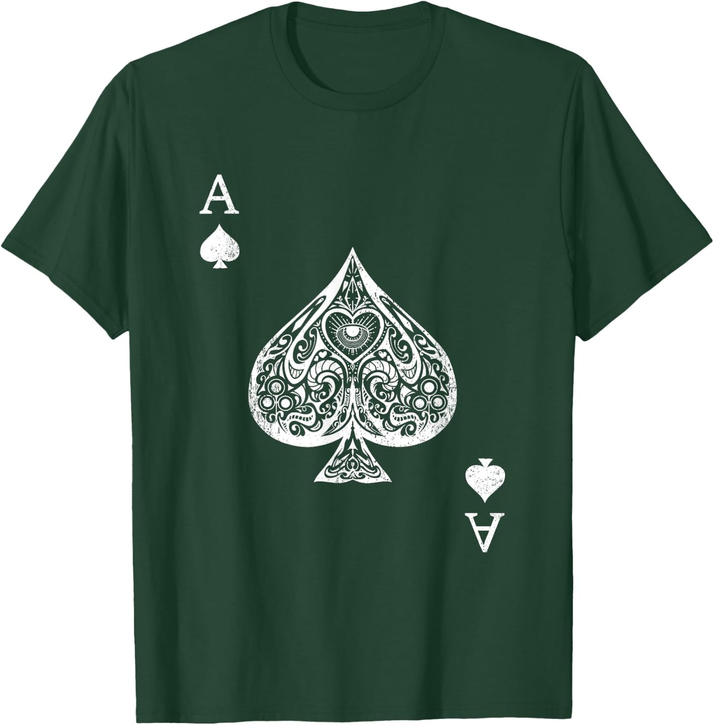 Ace of Spades Costume - Playing Card Costume Ace Spade T-Shirt - T-Shirt | Forest