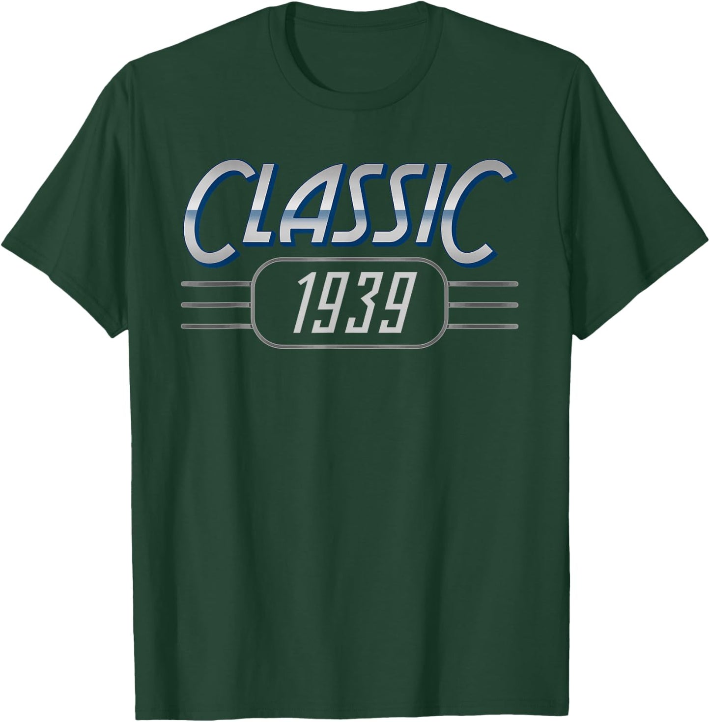 CLASSIC 1939 Birthday Vintage Born In 1939 T-Shirt - T-Shirt | Forest