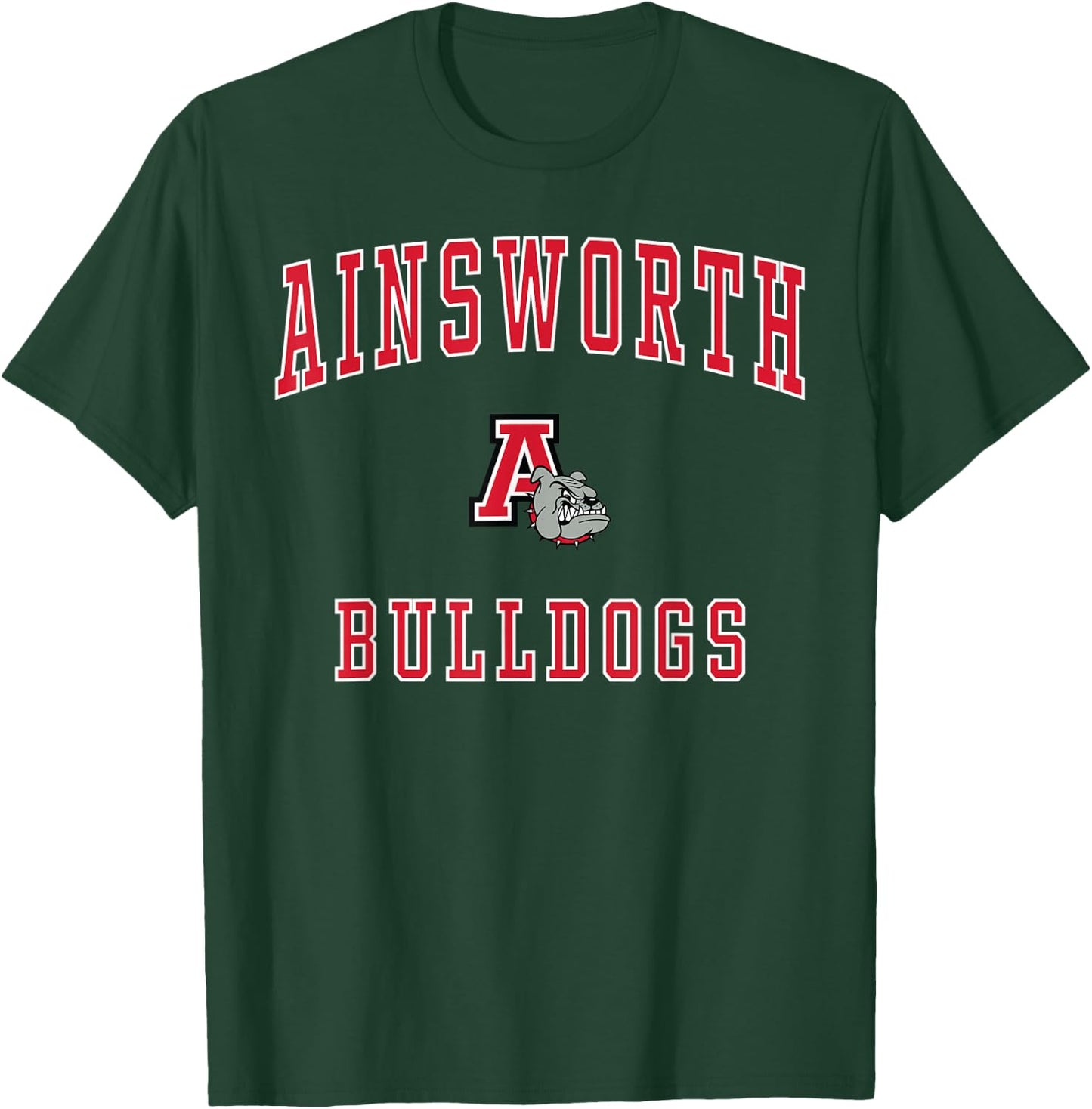 Ainsworth High School Bulldogs T-Shirt - T-Shirt | Forest