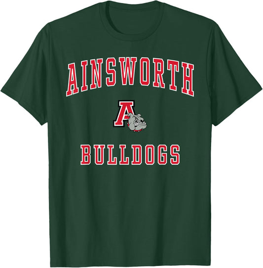 Ainsworth High School Bulldogs T-Shirt - T-Shirt | Forest
